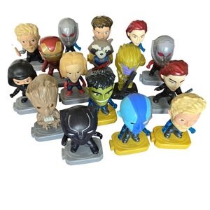 Lot of 16 McDonald's Happy Meal Toy Marvel‎ Avengers Action Figures 4" 2019